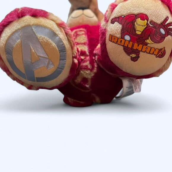 2014 Build-A-Bear Marvel Avengers Iron Man Teddy Bear Plush 16” Friend BAB - Picture 3 of 8